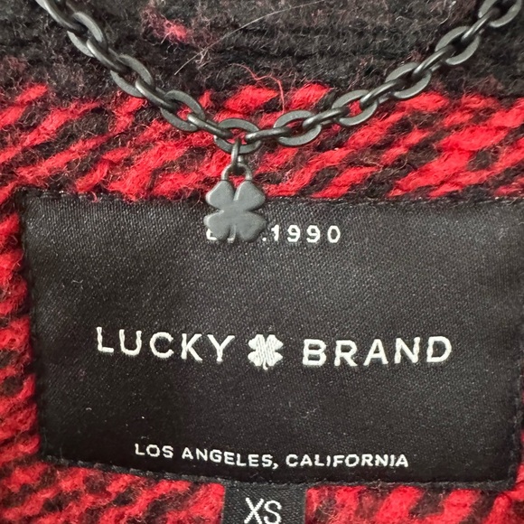 Lucky Brand Buffalo Check Coat - Picture 2 of 7